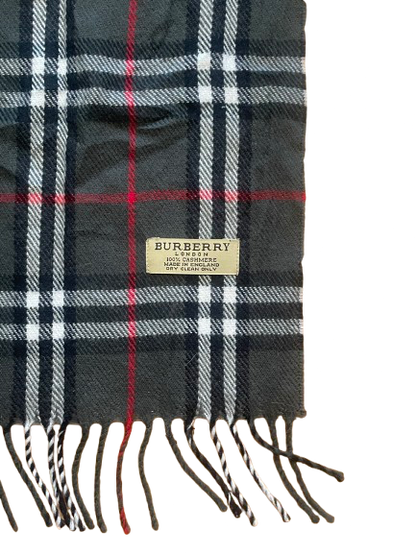 Grauer Kaschmir-Burberry-Schal