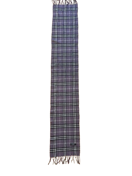 Lila Lammwoll-Burberry-Schal