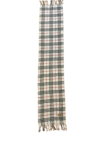 Weißer Kaschmir-Burberry-Schal