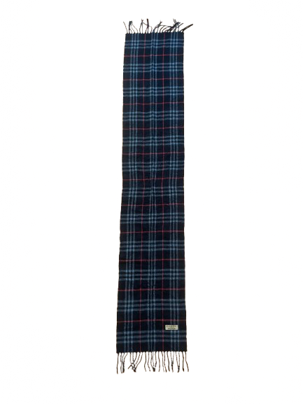 Blauer Kaschmir-Burberry-Schal
