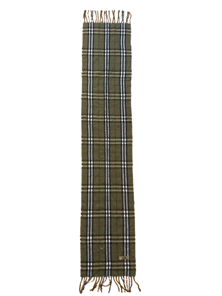 Grüner Kaschmir-Burberry-Schal