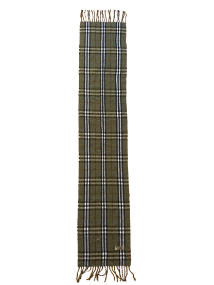 Grüner Kaschmir-Burberry-Schal