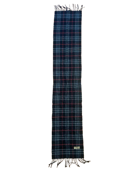 Blauer Kaschmir-Burberry-Schal