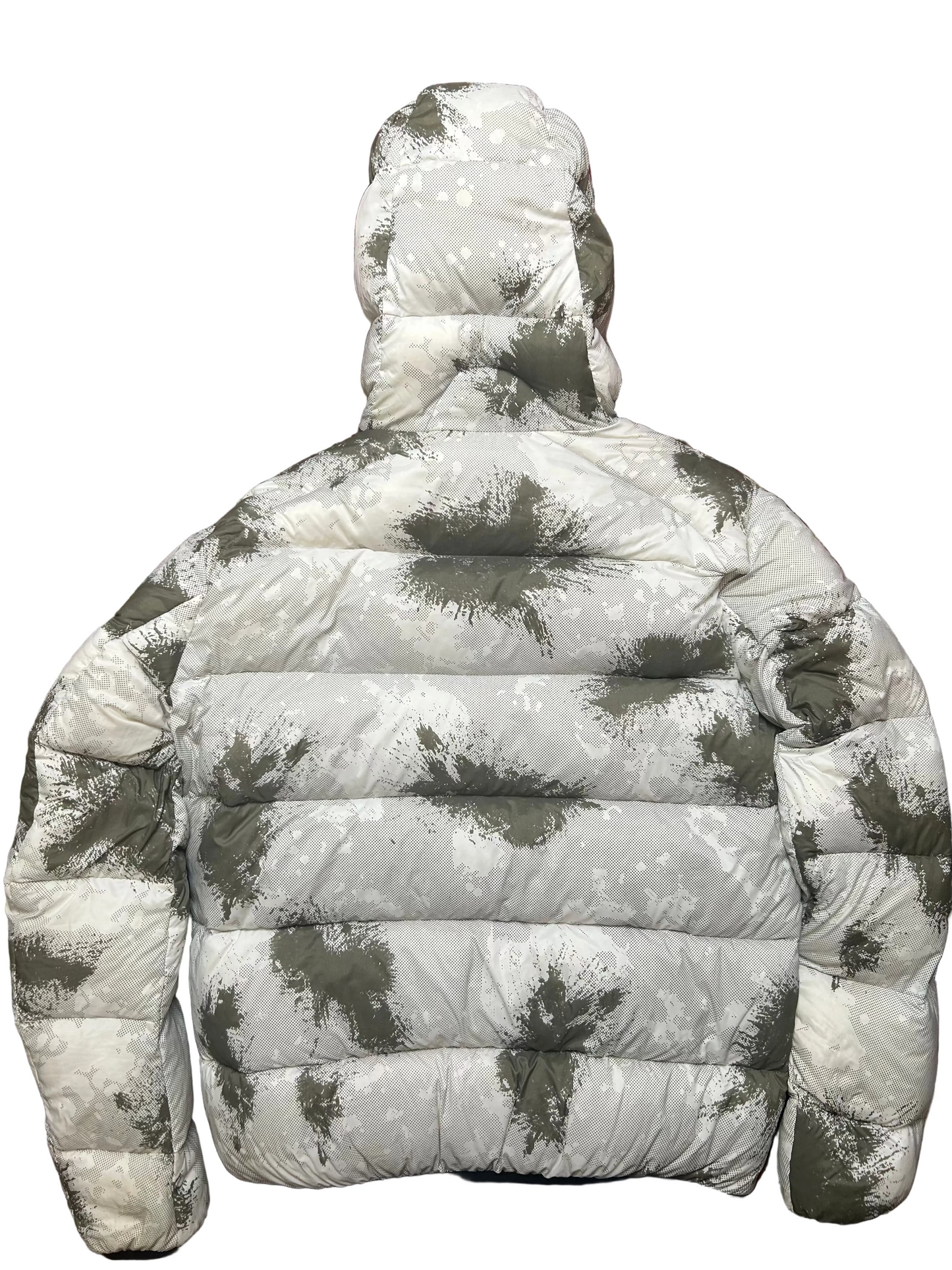 Blauer Puffer